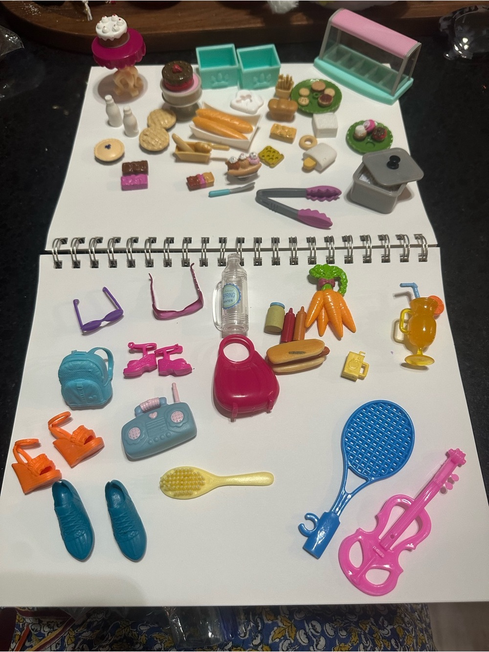 Large lot of Barbie accessories